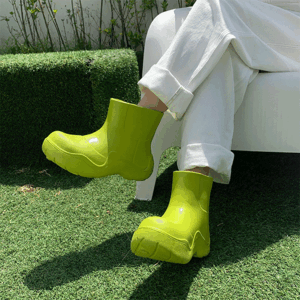 Helle Western Long Rain Boots (4 colors) [New Summer / Jangma Look / Boots / Long Boots / Walker Boots / Height]
