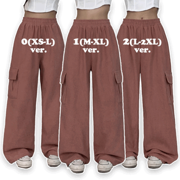 Soya corduroy wide cargo banding pants (8 colors) [Daily look/Jogger pants/Autumn new]
