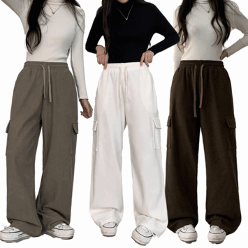 [1+1 Discount] [y2k/hip] Adi corduroy cargo wide pants (5 colors) [New winter / winter pants / cargo pants / sweat pants / short girl]