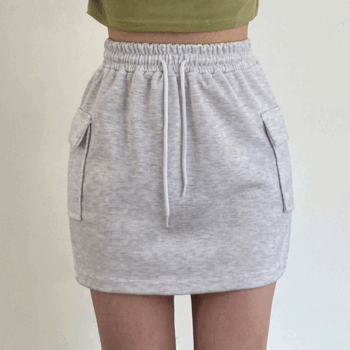 Miya Basic Fit Cargo Banding Mini Skirt (4 colors) [Summer New Product / Festival / Summer Mood / Vacation Look / College Look / Overseas]